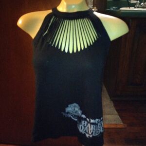 Women's Harley Davidson medium black tank top